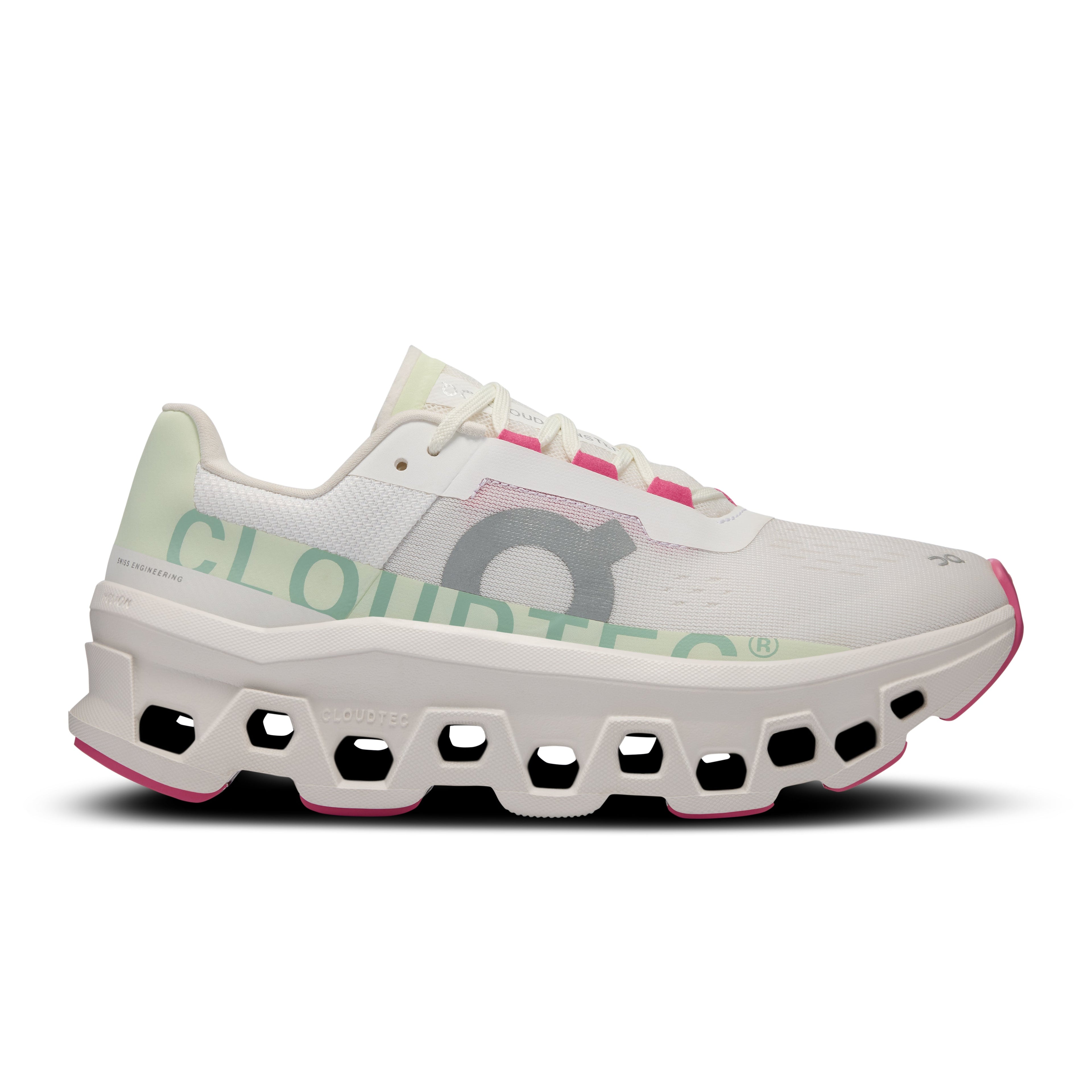 On Women's Cloud Monster White Lima